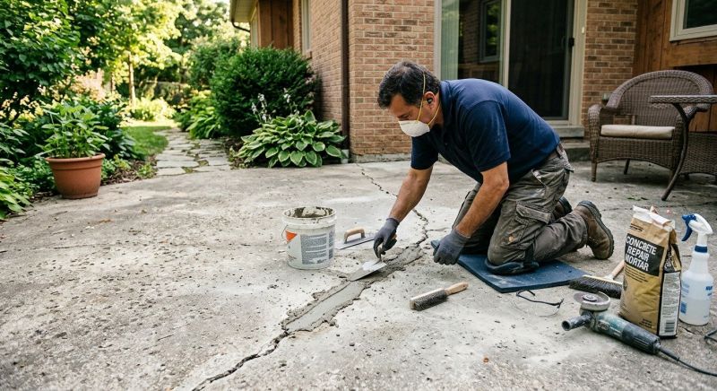 Cracked Concrete Repair in Miami Dade County, FL